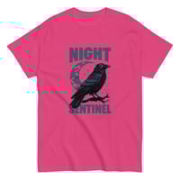 Image 3 of Unisex classic tee, Night Sentinel Raven & Moon Tee