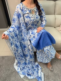 Image 1 of Georgette chikankari