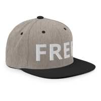 Image 6 of Classic Grey (Black Brim) FREE Snapback Hat (SS 2025)