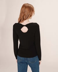 Image 3 of Top Reversible Lurex Negro Timothee