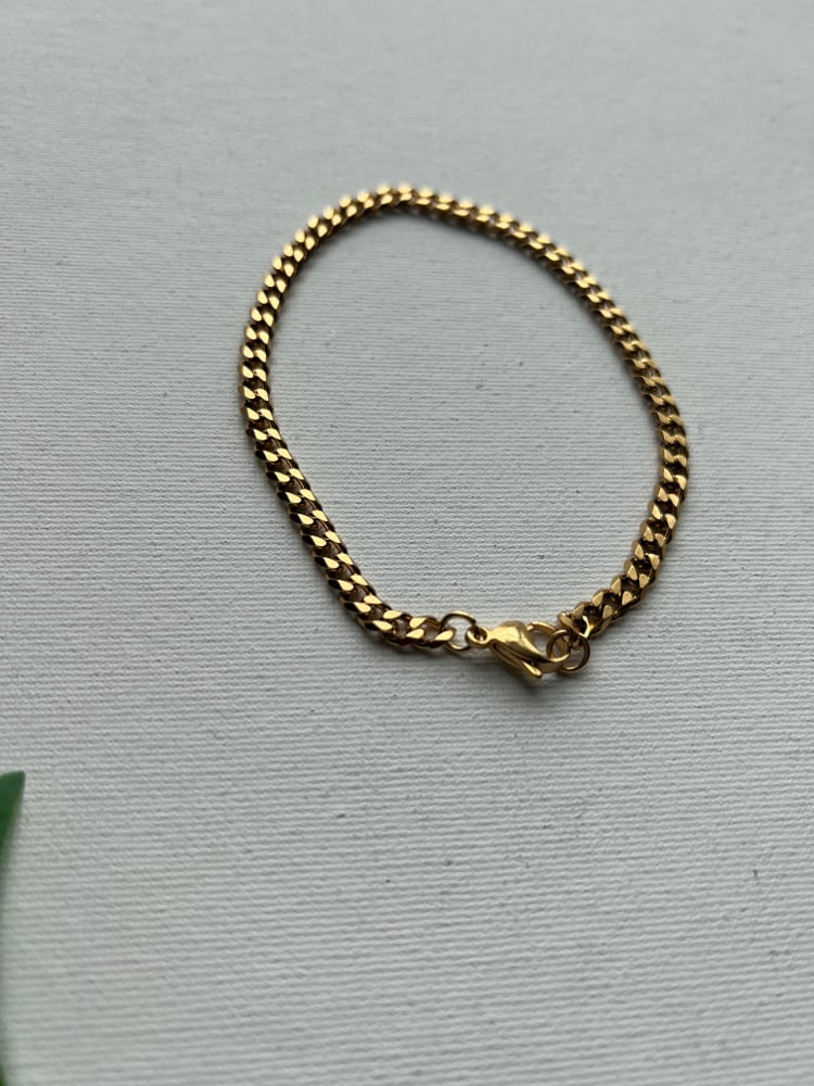 Image of SAY LESS ANKLET • Gold Anklet