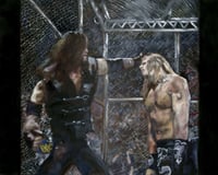 Print - Shawn Michaels V. Undertaker, Badd Blood ‘97