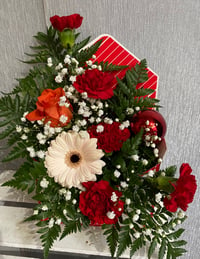 Image 1 of Christmas flower envelope thank 