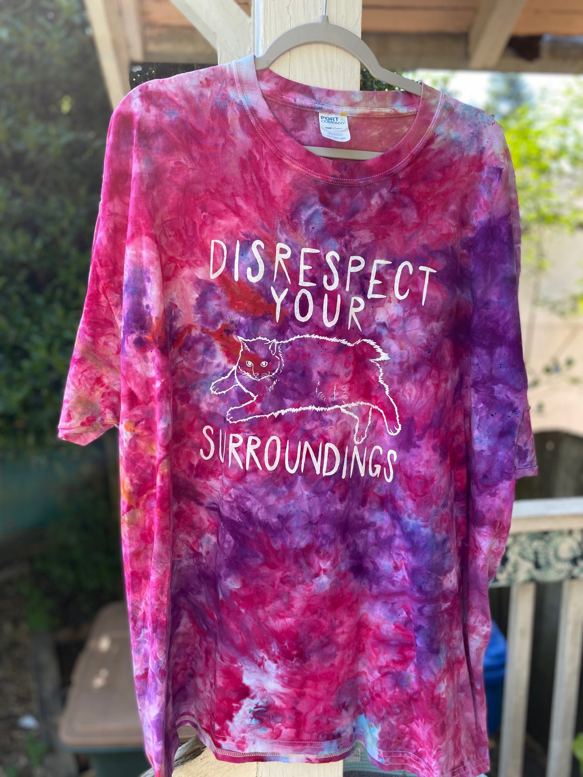 Image of 3XL Disrespect Your Surroundings Tie Dye Shirt