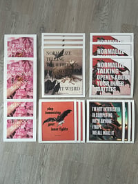 Image 1 of TURN MY BRAIN ON -5 Prints Set-