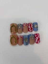 Image 2 of Denim bandana (size small)