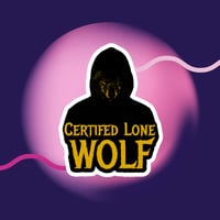 Certified Lone Wolf Sticker