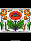 Poppy and centipede 
