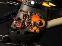 Image 1 of Retro Halloween Shoe Charms • 1”/25mm