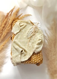 Image 3 of Newborn girls onesie - Amelie | golden