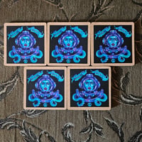 Image 1 of "FOOLISH DIVERS" coaster set