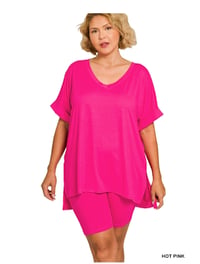 Hot Pink Chill Shorts Set