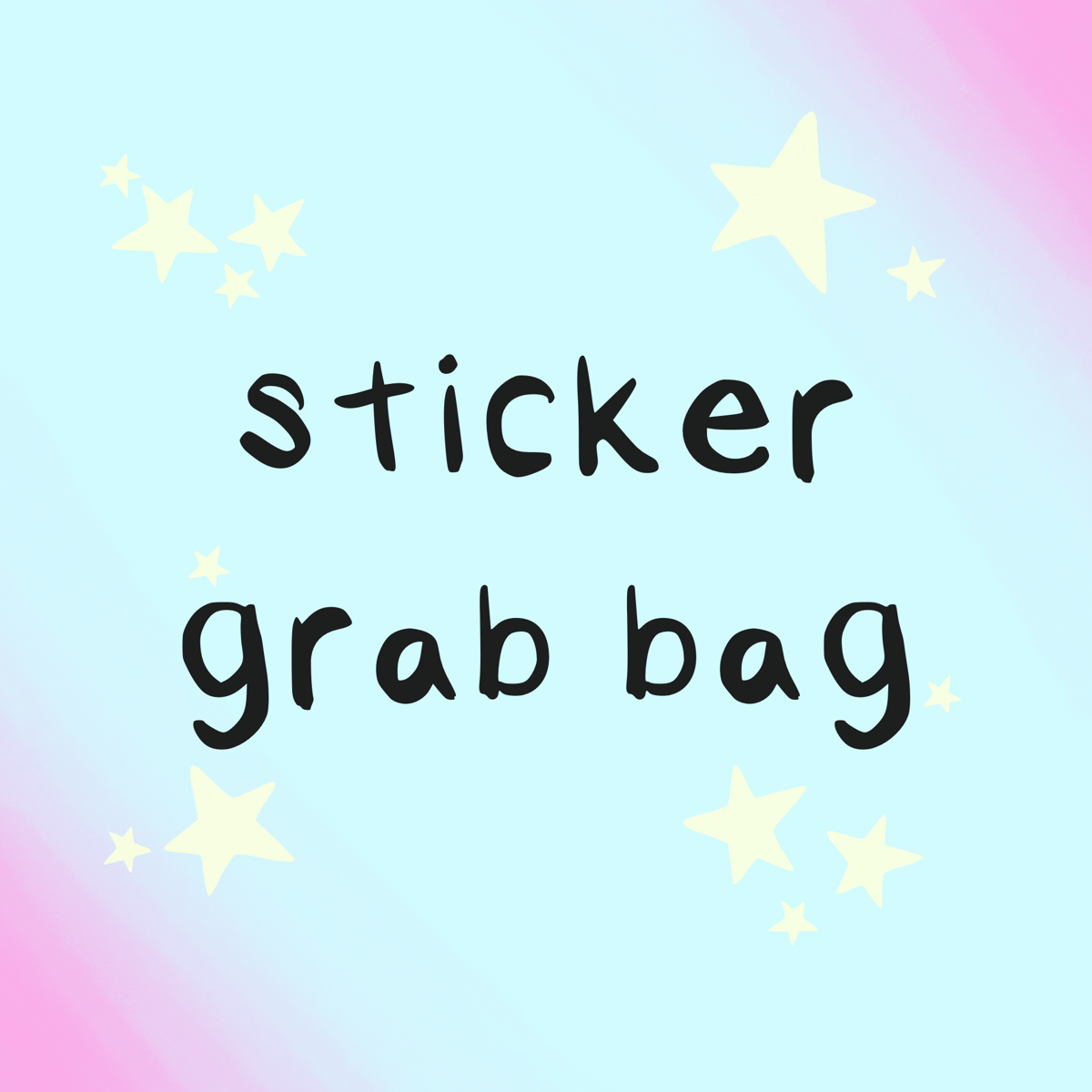 Sticker Sheet Mystery Bag - 3/5 or 10 sticker sheets inside!