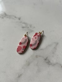 Image 4 of The 'Kiley Claire' in Dove & Floral Dangles
