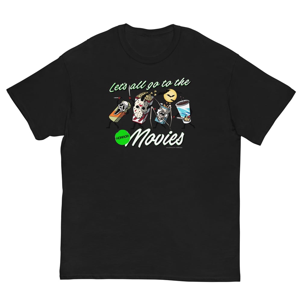 Image of Let's All Go To The Movies black tee