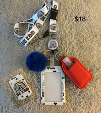 Autism Awareness Lanyard/Badge Holder Set