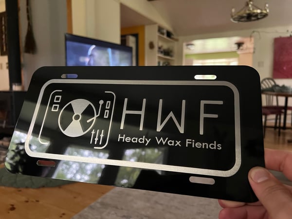 Image of HWF ENGRAVED LICENSE PLATES