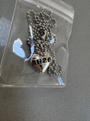 Image of H2O Heart & ball chain necklace 