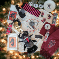 Image 1 of Krampus Holiday Gift Box Spooky Christmas Krampusnacht Naughty or Nice