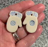Image 10 of Ceramic Winter Hat and Mittens. Set of 3