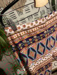 Image 2 of Long printed wide flare pants 