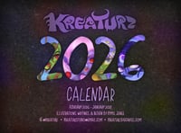 Image 1 of Kreaturz Calendar 2026 