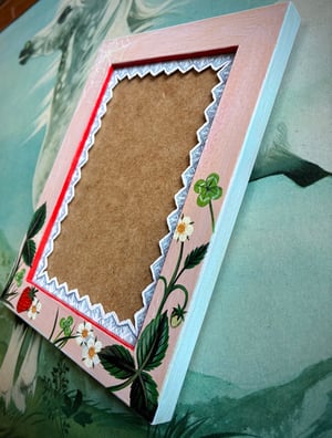 Image of Strawberry Handpainted Frame (plus painting commission)