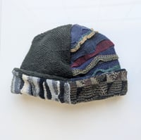 Image 3 of Upcycled Reversible Beanie Cotton Blend 30