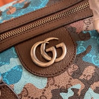 Image 2 of GG Camouflage Boston Bag