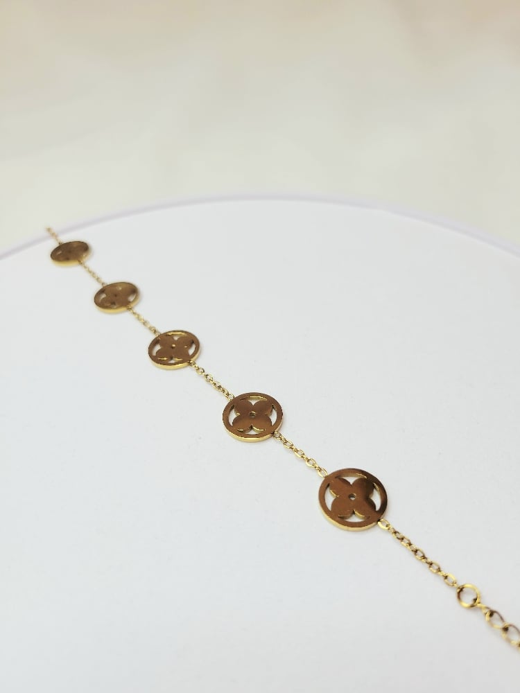 Image of Four Leaf Clover Bracelet 