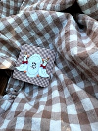 Image 2 of Holiday Goose Earrings (Red) 