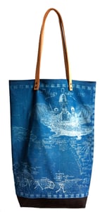 Image of World Map Large Tote