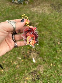 Image 11 of Alien Stage Bunny Couples Keychain 2.5 Inches