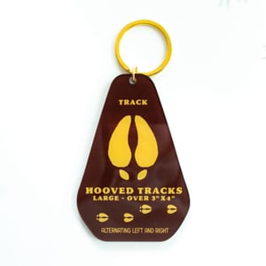 Moose Track Keychain