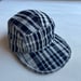 Image of Indigo Check Outdoor caps 003