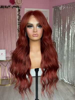 Image of human hair auburn (ready to ship)