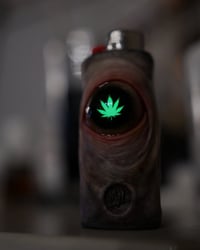 Image 4 of Faded Face Bic Lighter Sleeve