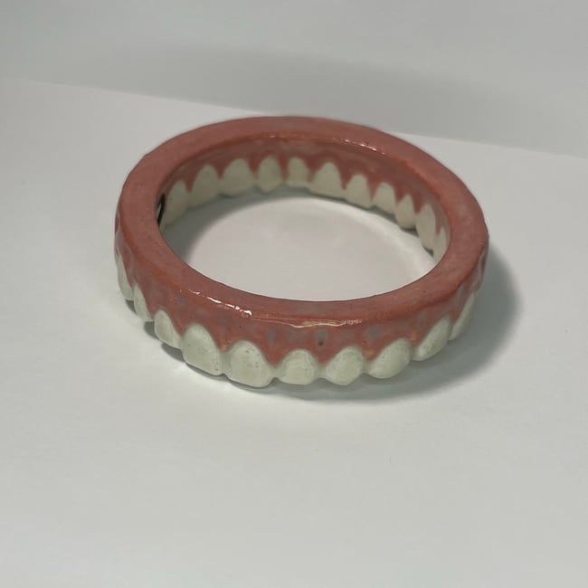 Teeth Bracelet D - 6.65 in Inner Circumference