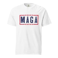 Image 1 of MAGA Distressed - Unisex garment-dyed heavyweight t-shirt