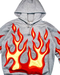 Image 6 of Inferno Flame Reworked Hoodie Size L