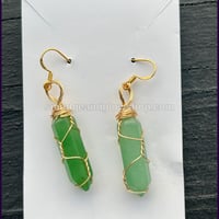 Image 7 of Polished Crystal Hexagonal Earrings (Almost Sold Out!) 
