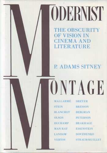 Image of Modernist Montage, by P. Adams Sitney