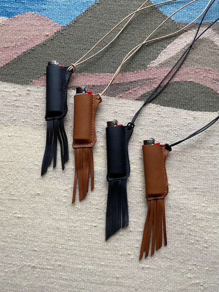 Image of fringe lighter pouch
