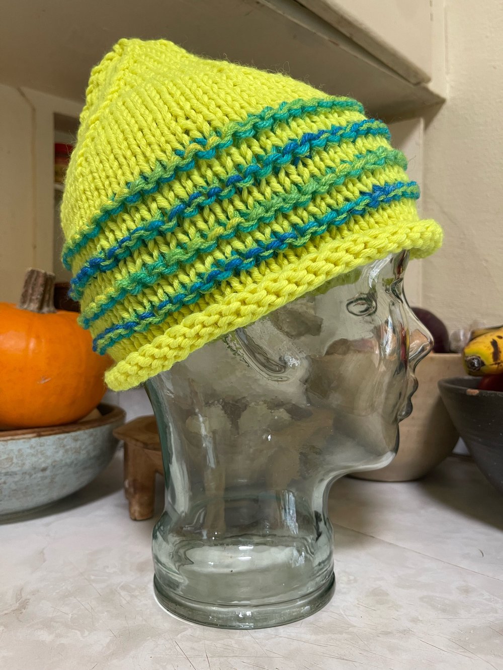 Fun Hand Knit Elfish Hat