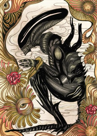 Xenomorph 2  A4 print