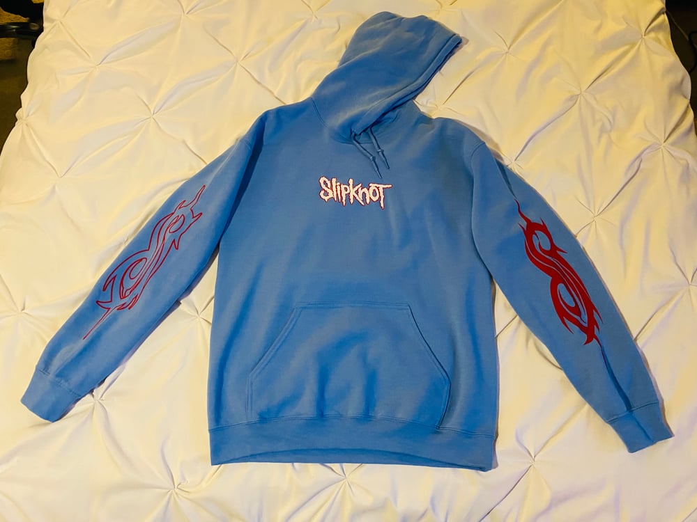 Slipknot Baby Blue Hoodie - Large