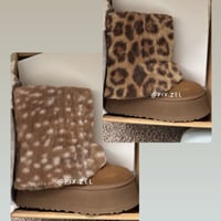 Image 1 of Faux Fur Platforms