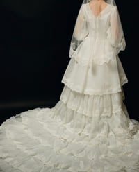 Image 2 of 1970s Tiered Lace