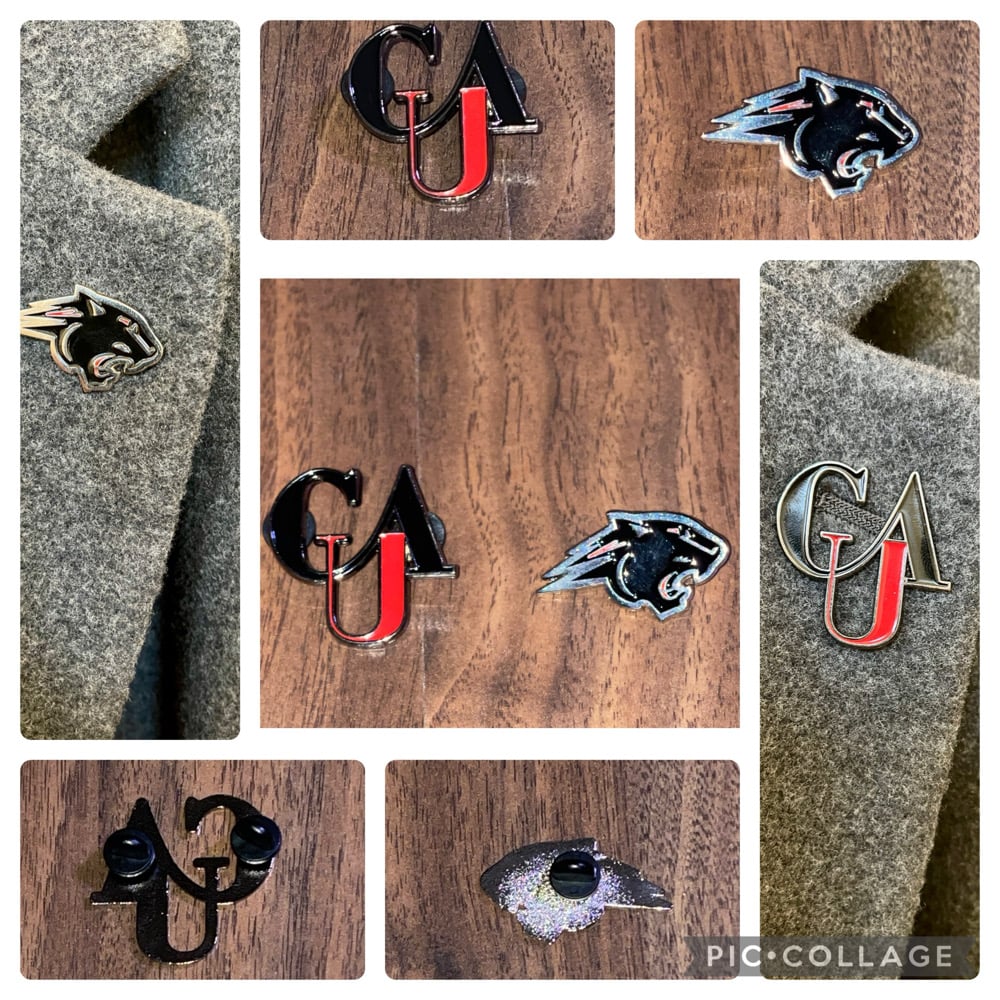 Clark Atlanta University CAU & Panther Lapel Pin Bundle