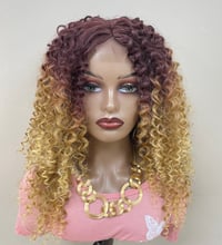 Curly synthetic handmade 